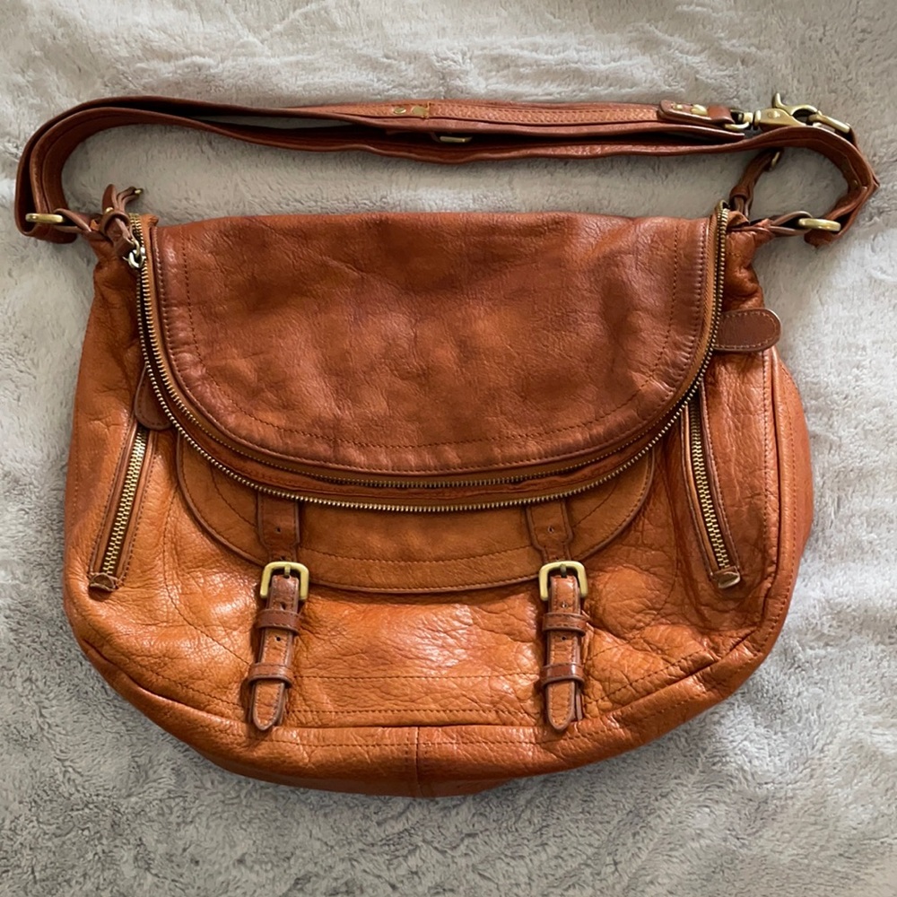 Sabina Brown Leather Purse